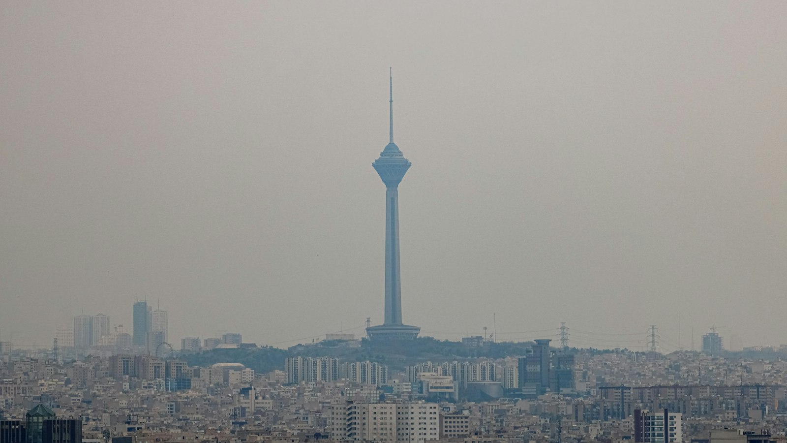 Milad Tower over the Tehran skyline — photo by Nourieh Ferdosian on Unsplash